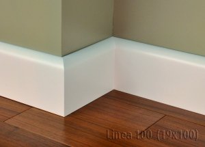 Cokół MDF Linea 100 19x100x2440mm biały