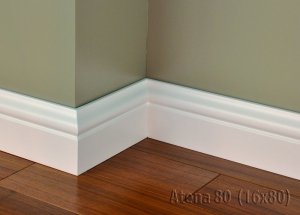 Cokół MDF Plus Atena 80 16x80x2440mm biały