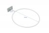Holder, hook for ball, mounted to wall