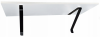Shelf with hooks for wall - 60 x 30 cm