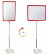 Tall stander for A4 acrylic promotion cards