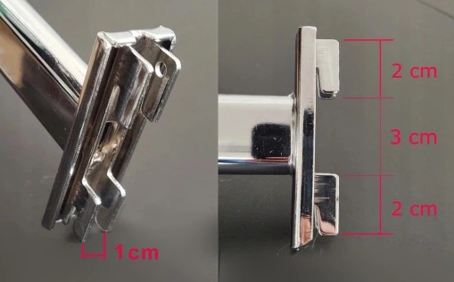Rail from flatiron to Universal system 90 x 30 cm