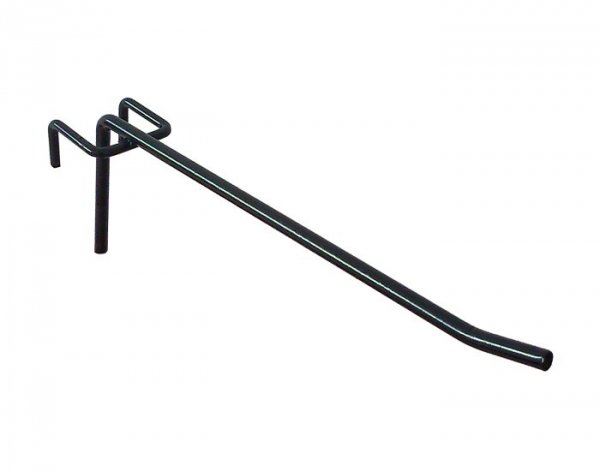 Hanger, hook for wirenet 15 cm lenght, black