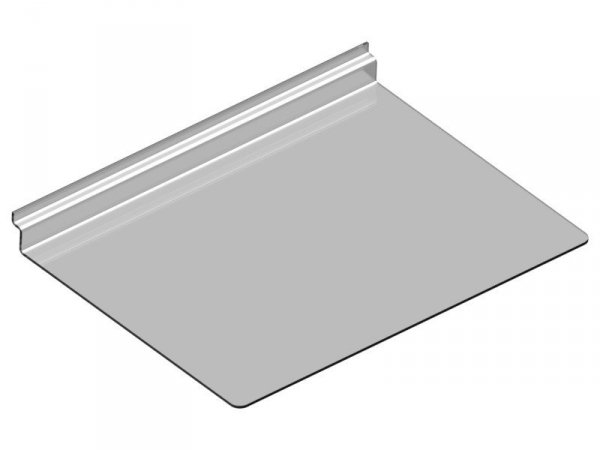 Plexi shelf for shoes without pricemarklist in front - 25 cm x 10 cm