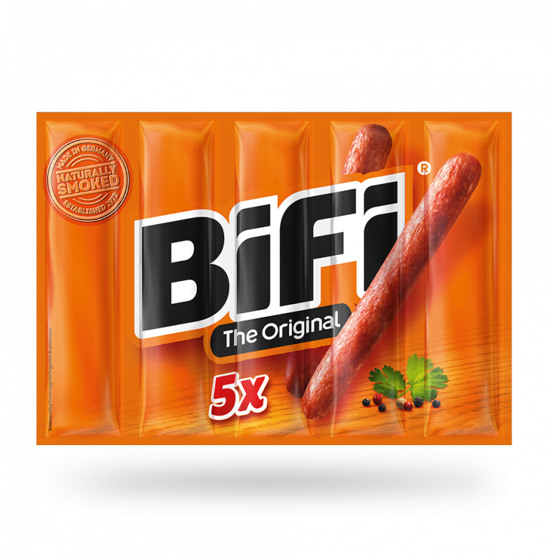 BiFi Oryginalne Mini Salami 5pack 5x25g De Wędliny Mięso Ryby