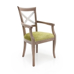 Meble w stylu country krzesło z podłokietnikami Croce