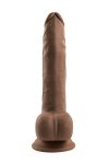 EVOLVED THRUST IN ME 9.25 INCH DARK - dildo z przyssawką (cielisty)