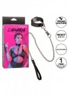 Collar With Chain Leash Black
