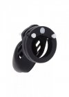 Chastity Cock Cage Silicone S Black