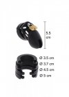 Chastity Cock Cage Silicone S Black