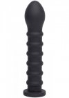 Ribbed Dong Easy-Lock 19 cm Black