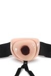 Proteza-DR. SKIN 7INCH HOLLOW STRAP ON VANILLA