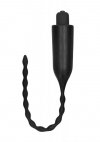 E-Stimulation Vibrating Urethral Sounding Plug - Black