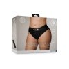 Vibrating Strap-on Thong with Removable Rear Straps - XL/XXL