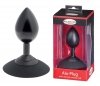 MALESATION Alu-Plug with suction cup large, black