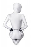 Anonymo handcuffs, PU leather, black