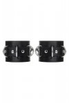 Anonymo handcuffs, PU leather, black