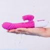 Wibrator-Silicone Vibrator USB 7 Function and Thrusting Function / Heating, purple