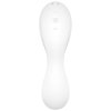 Satisfyer Stymulator-Curvy Trinity 5 Connect App (White) - masażer łechtaczki (biały)