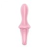 Satisfyer Air Pump Booty 5 Connect App red - wibrator (różowy)