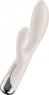 Satisfyer Spinning Rabbit 1 Beige - wibrator króliczek (beige)