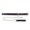 Collar with detachable leash