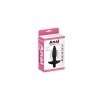 ANAL PLUG Black vibrating
