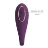 PRETTY LOVE - August, Mobile APP Long-distance Control 12 vibration functions, ABS Silicone, USB rechargeable