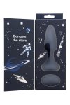 Dream Toys StarTroopers Venus Rotating Anal Plug with Remote - korek analny z wibracjami (granatowy)