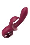 Dream Toys Glam Duo Vibrator - wibrator króliczek (czerwony)
