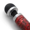 Doxy wibrator różdżka Die Cast 3 Rose Pattern (czerwony)