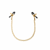 Zaciski na sutki Pipedream Fetish Fantasy Chain Nipple Clamps - zaciski na sutki(złoty) 