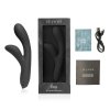 Je Joue Hera Flex Rabbit Vibrator Black - wibrator króliczek (czarny)