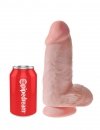 King Cock dildo analne - Chubby sztuczny penis (cielisty)