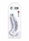 King Cock duże dildo - 7,5'' Cock with Balls sztuczny penis (przezroczysty) 