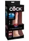 King Cock dildo - Plus 7'' Triple Density Cock sztuczny penis (cielisty)