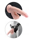 King Cock dildo - 6'' Cock Swinging Balls sztuczny penis (cielisty)