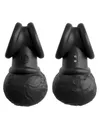 King Cock Elite The Crown Jewels - Vibrating swinging balls - kulki (czarne)