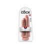 King Cock Podwójne Dildo 9 Two Cocks One Hole Light - podwójne dildo (cielisty)
