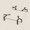 Upko Bed Restraint Strap - zestaw pasów do krepowania (czarny)