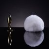Upko Rabbit Fur Bunny Tail Small Butt Plug - korek analny (biały)