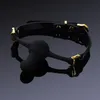Upko knebel Desire for Mouth Dildo-shaped Mouth Gag (czarny)