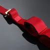 Upko uprząż Bowknot Hogtie Portable Bondage Gear (czerwony)
