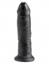 King Cock duże czarne dildo - 9'' Cock sztuczny penis (czarny)