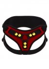 Taboom Strap-On Harness Deluxe - Zabudowana uprząż na dildo (czerwony)