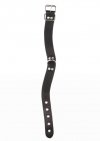 Czarna obroża z ekoskóry Taboom Elegant D-Ring Collar Black