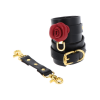 Taboom  Wild Roses Ankle Cuffs - kajdanki na kostki (czarny)