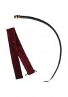 Zalo & Upko Leather Soft Whip - bicz (czarny)