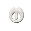 Zalo Apis Ivory White - pierścień erekcyjny ze stymulatorem (biały)