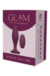 Dream Toys Glam Strong Anal Vibe - korek analny z wibracjami (fioletowy)